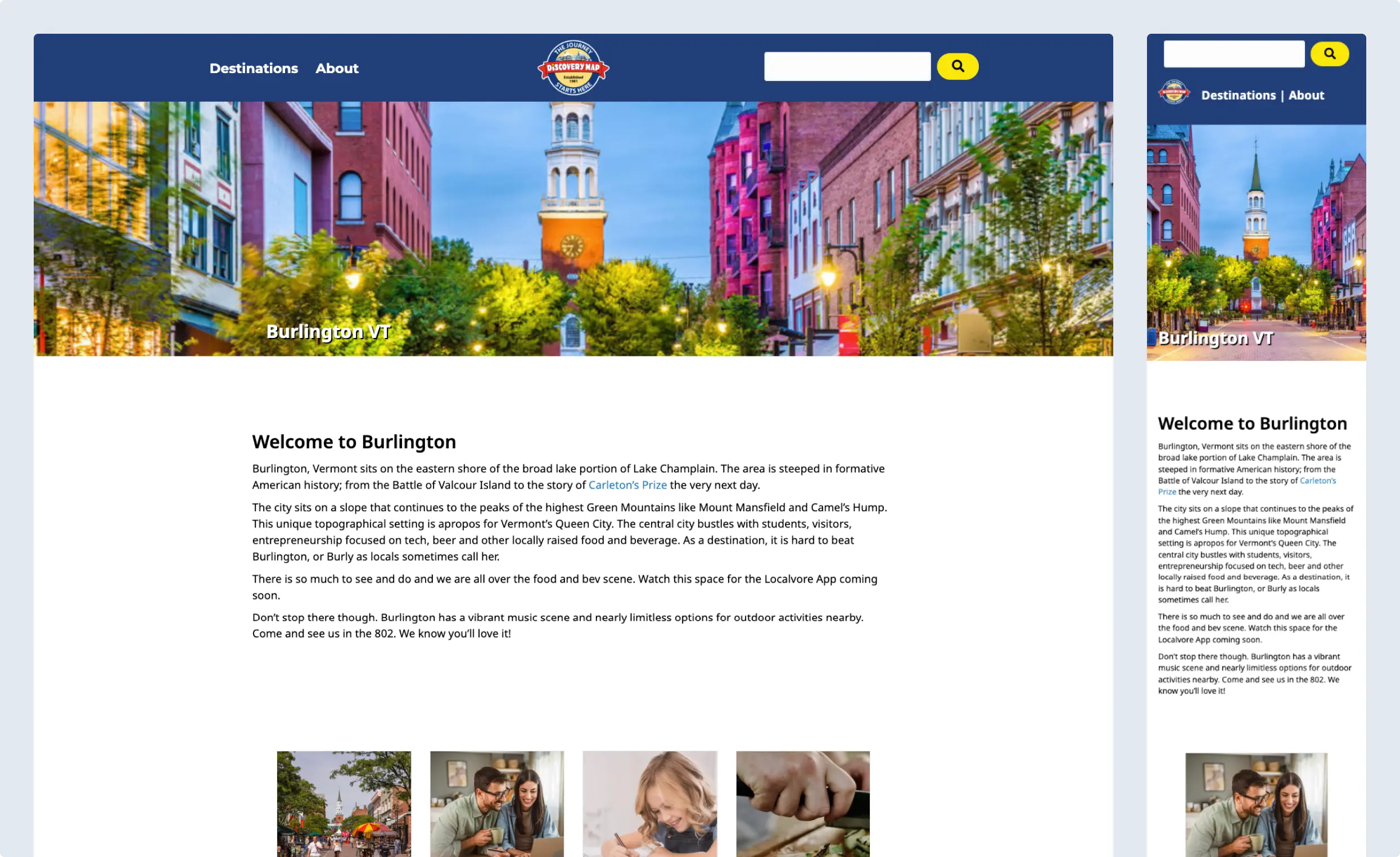 screenshot of the app