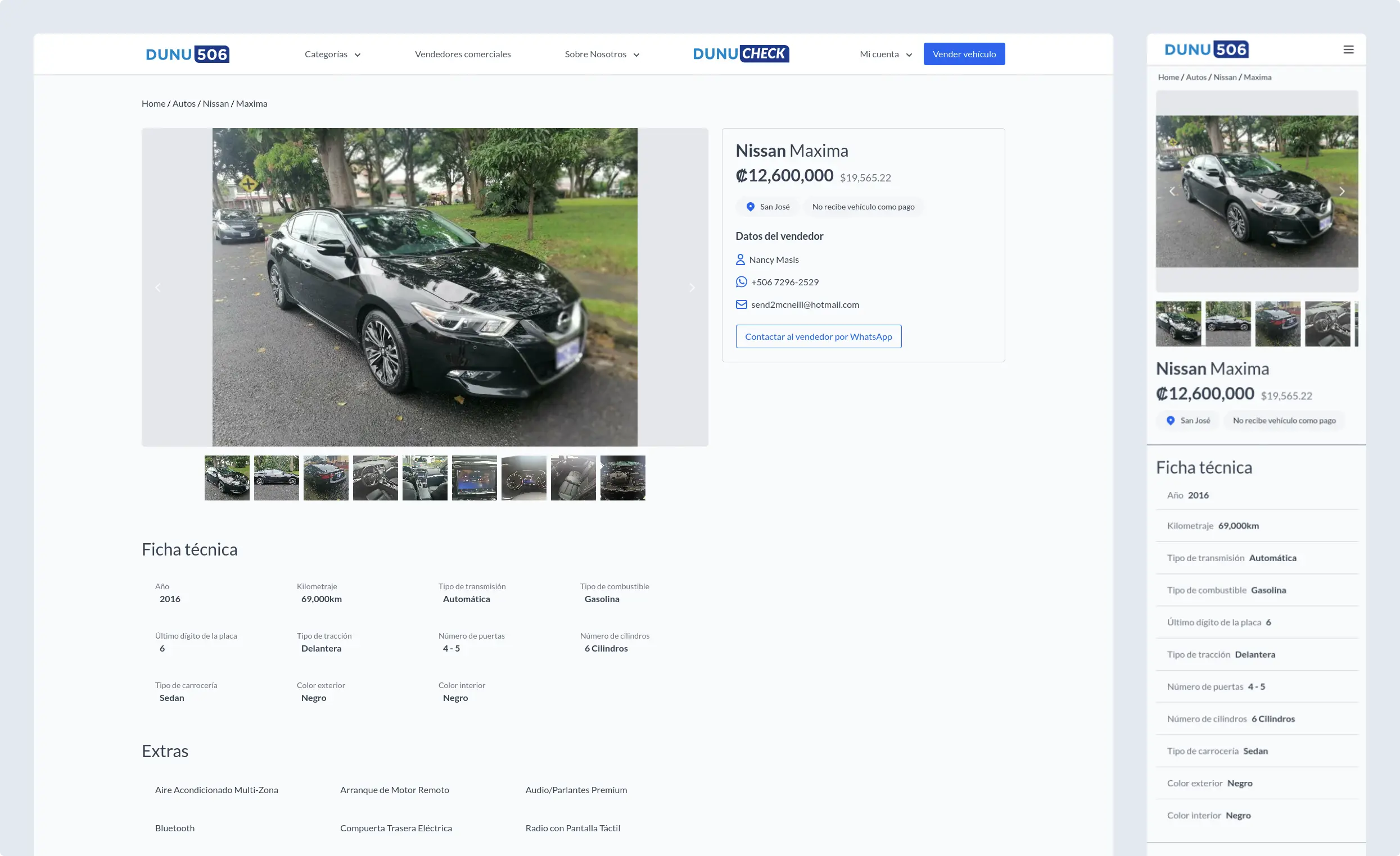 screenshot of the app